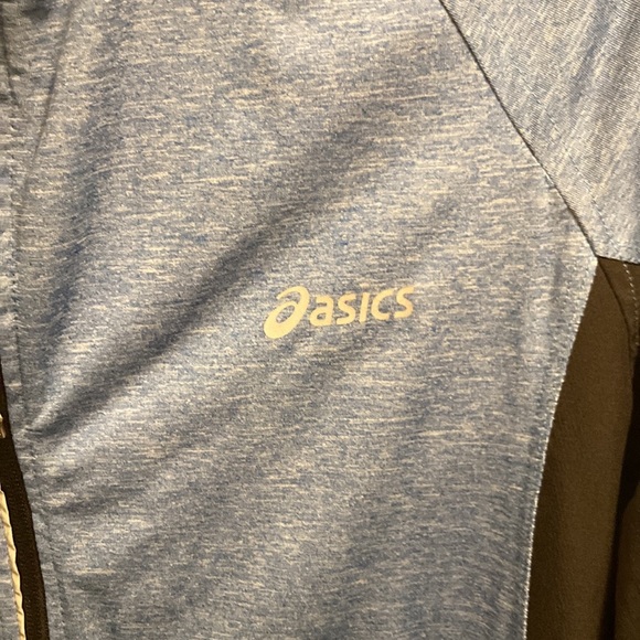 ASICS running lightweight breathable rain jacket sz S EUC - Picture 4 of 11